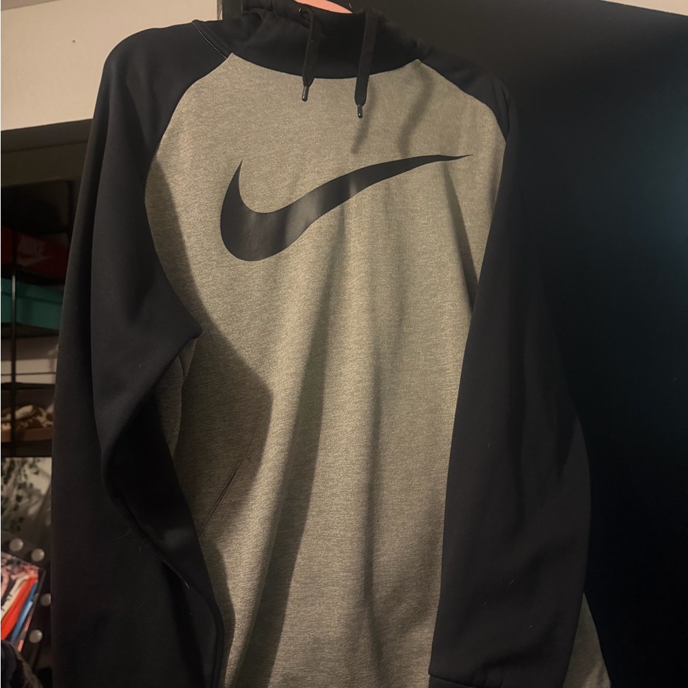 Nike Black and Gray Sweatshirt